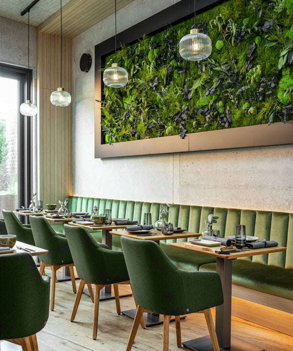 krzesło Arne; 55x57x85 cm (SxGxW); siedzisko zielony, stelaż dąb/naturalny; 2 sztuka / opakowanie