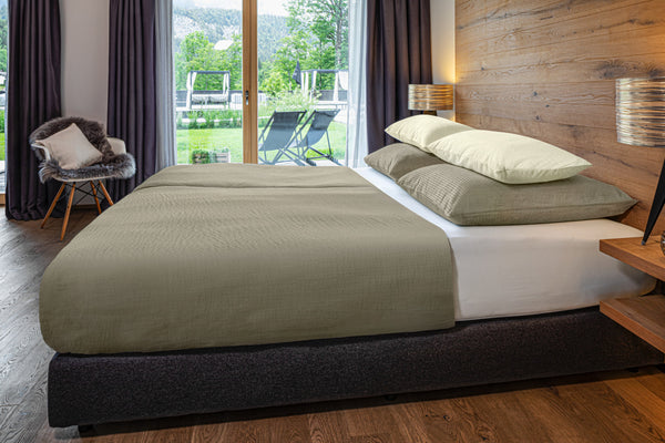poszewka na poduszkę Antila zakładka hotelowa; 60x90 cm (DxS); taupe