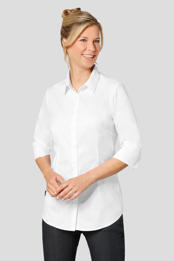 bluzka damska Delano rękaw 3/4; Kleidergröße 38; biały