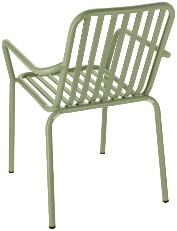 krzesło Merida; 57x64x85 cm (SxGxW); zielony; 2 sztuka / opakowanie