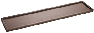 taca/podstawka Tabletop Community; 46.1x12x1 cm (DxSxW); brązowy