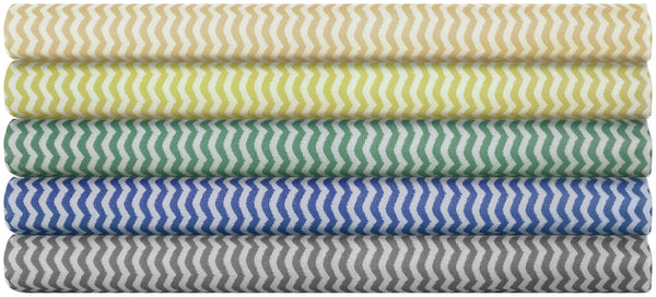 poduszka na krzesło Waves; 40x40x3 cm (SxDxW); żółty; kwadrat