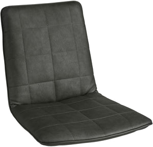 siedzisko Milaria sztuczna skóra; 60x48x46 cm (SxGxW); antracyt; 2 sztuka / opakowanie