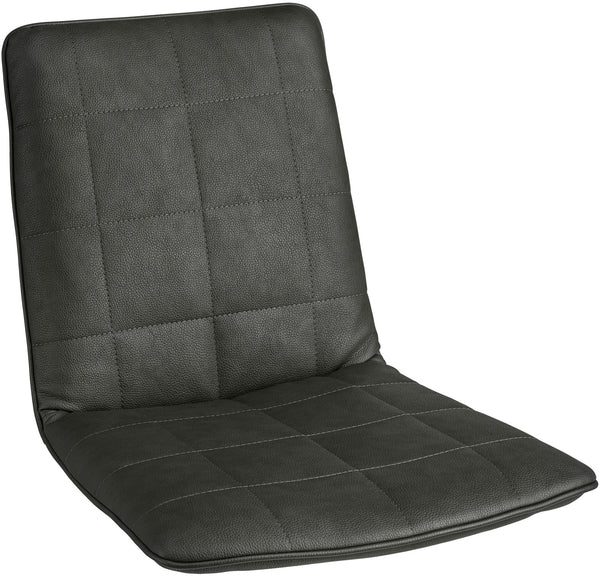 siedzisko Milaria sztuczna skóra; 60x48x46 cm (SxGxW); antracyt; 2 sztuka / opakowanie