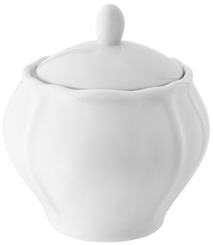 cukiernica Amely z pokrywką; 300ml, 9x12 cm (ØxW); biały; okrągły; 4 sztuka / opakowanie