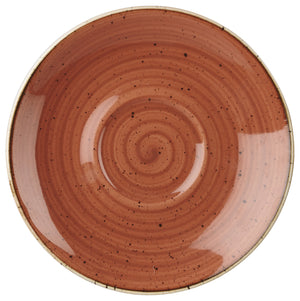 Cappuccino Untere Stonecast Orange; 15.6 cm (Ø); pomarańczowy/brązowy; okrągły; 12 sztuka / opakowanie
