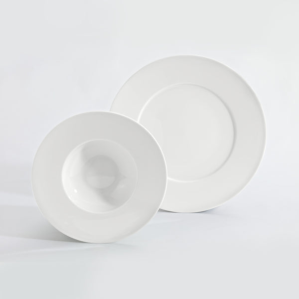 talerz płaski Noon; 23 cm (Ø); biały; okrągły; 6 sztuka / opakowanie