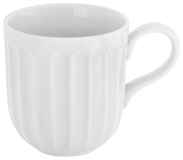 kubek Bel Colore; 340ml, 8.5x8.5 cm (ØxW); biały; 6 sztuka / opakowanie