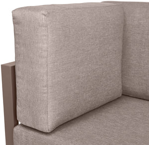 element narożny Sereno; 67.5x67.5x64 cm (SxGxW); taupe