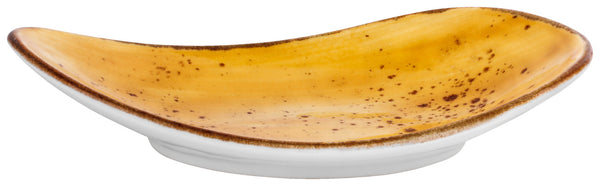 półmisek Nebro organiczny; 17x10x3 cm (DxSxW); żółty; 6 sztuka / opakowanie