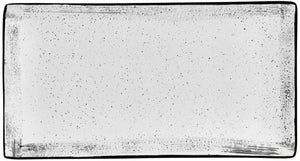 półmisek Fungio prostokątny; 27x14 cm (DxS); biały/czarny; prostokątny; 3 sztuka / opakowanie