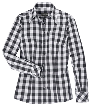 bluzka damska Davis długi rękaw; Kleidergröße 44; czarny/biały