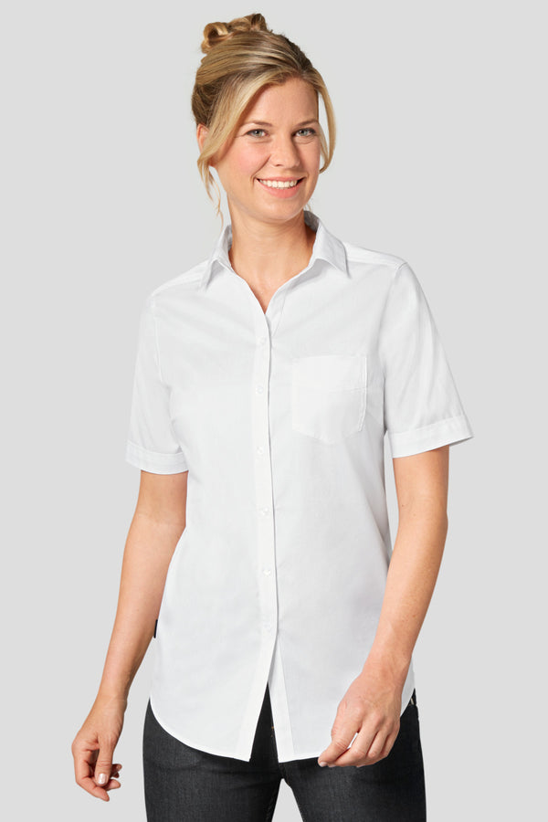 bluzka damska Kim krótki rękaw; Kleidergröße 46; biały