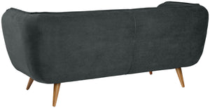 brązowe nogi; 183x88x76 cm (SxGxW); siedzisko antracyt