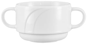 bulionówka Melody; 280ml, 9.6x6.5 cm (ØxW); biały; okrągły; 6 sztuka / opakowanie