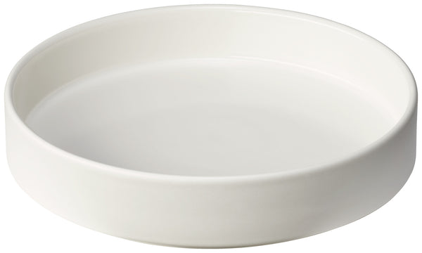 talerz z wysokim rantem Skady matowy; 750ml, 20.5x4 cm (ØxW); biel kremowa; okrągły; 4 sztuka / opakowanie