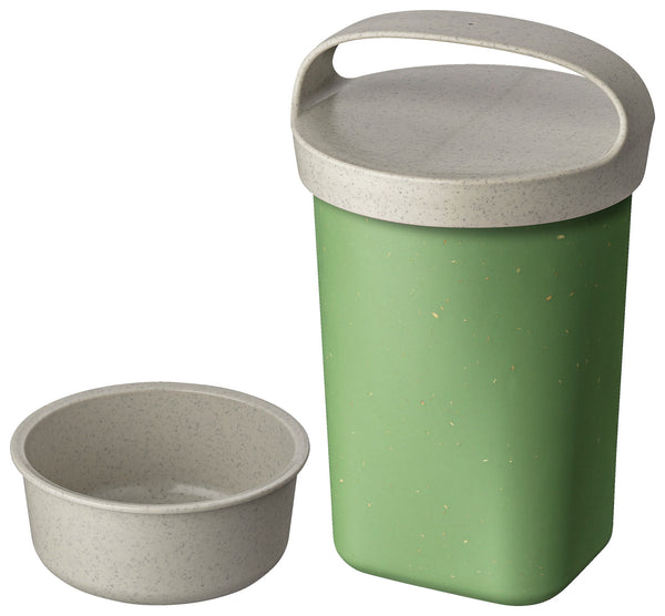 pojemnik do wielokrotnego użytku Snackpot Buddy; 700ml, 10.4x17.5 cm (ØxW); zielony; okrągły; 6 sztuka / opakowanie