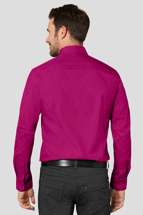 koszula męska Kim długi rękaw; Kleidergröße 41/42; jeżyna