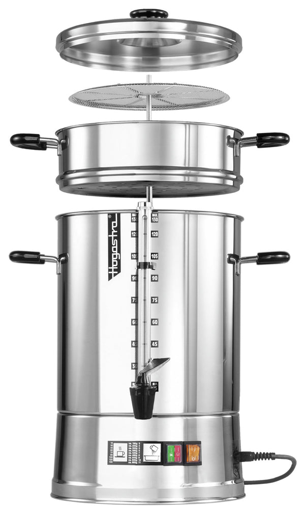 automat do kawy CNS-75; 9500ml, 24x48 cm (ØxW); srebro/czarny