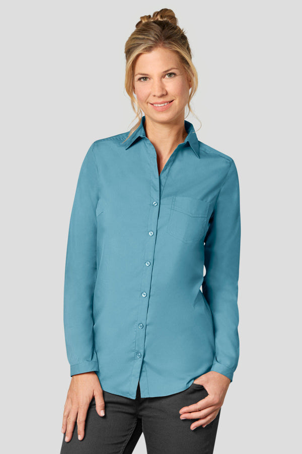 bluzka damska Kim długi rękaw; Kleidergröße 46; lazurowy błękit