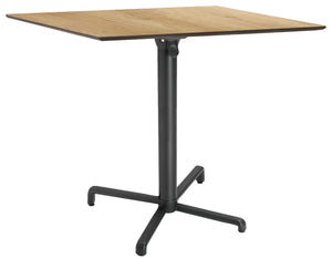 stół na zewnątrz Lift dąb naturalny; 68x68x72 cm (DxSxW); Platte dąb/naturalny, stelaż antracyt; kwadrat
