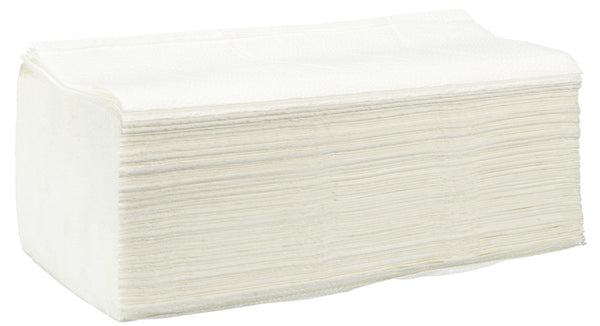 ręcznik papierowy składany Komfort 2-warstwowy złożenie Z; 22.4x23 cm (SxW); biały; 20 sztuka / opakowanie