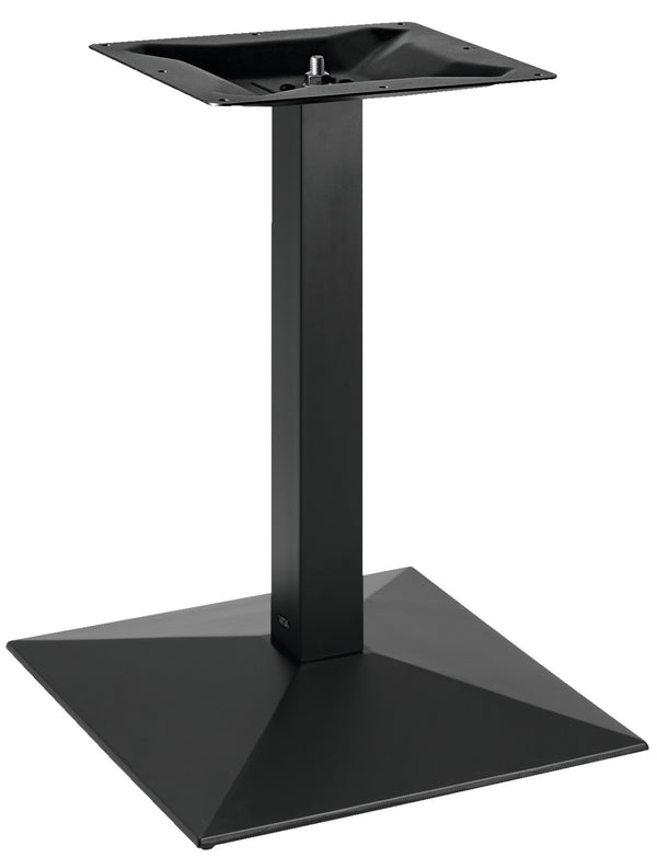 podstawa Quadro kwadratowa; 55x55x72 cm (SxDxW); czarny; kwadrat
