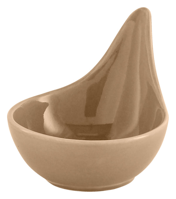 mini miseczki  Tropfen; 60ml, 8.8x6.8x6.3 cm (DxSxW); beżowy; 12 sztuka / opakowanie