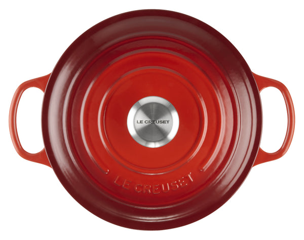 Bräter Signature rund 24 cm; 4200ml, 24x17.2 cm (ØxW); ciemny czerwony; okrągły