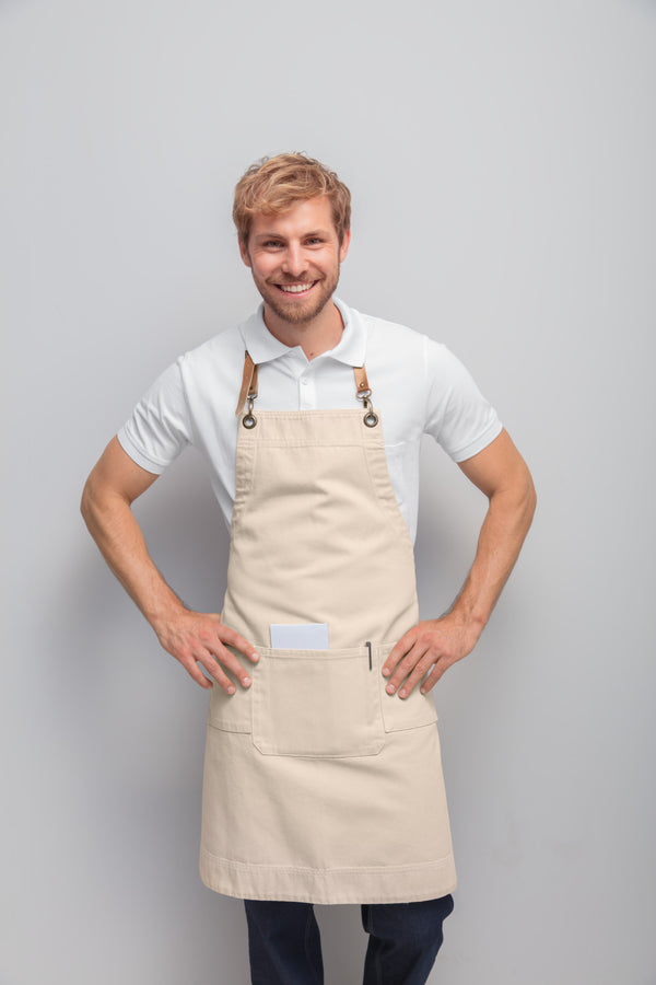 fartuszek Dario 88x80 cm; 88x80 cm (DxS); piasek