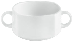 bulionówka Jazz; 280ml, 10x14x6 cm (DxSxW); biały; kwadrat; 4 sztuka / opakowanie