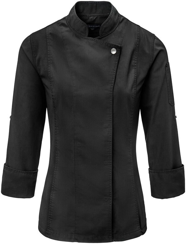 bluza kucharska damska Carter długi rękaw; Kleidergröße 34; czarny