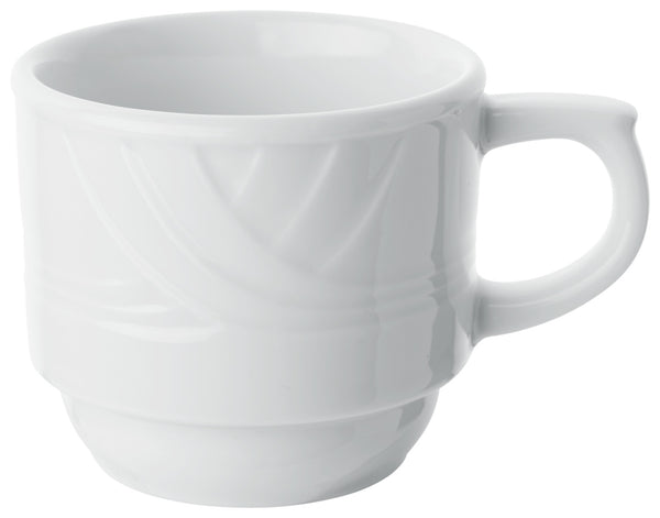 filiżanka do espresso Kiara; 80ml, 6.7x6 cm (ØxW); biały; okrągły; 6 sztuka / opakowanie