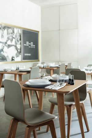 stół Duneo kwadratowy; 75x75x76 cm (DxSxW); Platte dąb, stelaż dąb/naturalny; kwadrat