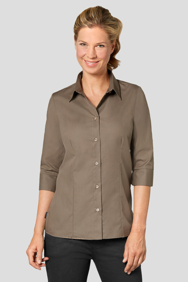 bluzka damska Filipa rękaw 3/4; Kleidergröße 34; taupe