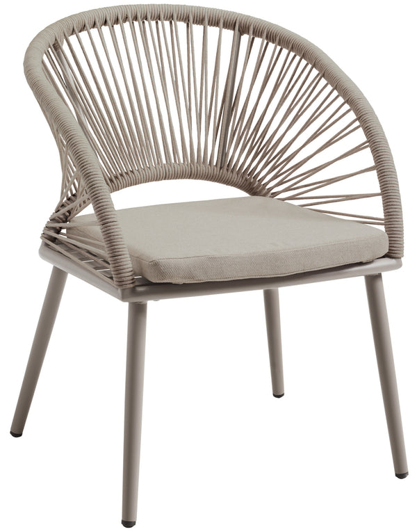 krzesło Alcamo; 58x64x82 cm (SxGxW); ecru; 2 sztuka / opakowanie