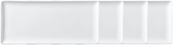 półmisek San Marino; 29x13x1.5 cm (DxSxW); biały; 4 sztuka / opakowanie