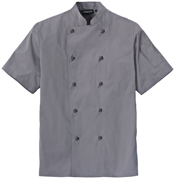 bluza kucharska męska Milan krótki rękaw; Kleidergröße 60; szary