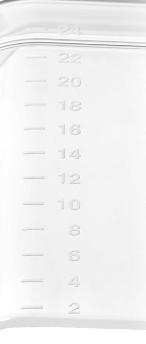 pojemnik GN z tworzywa sztucznego Risa 45170; Größe GN 1/9, 800ml, 17.6x10.8x10 cm (DxSxG); transparentny