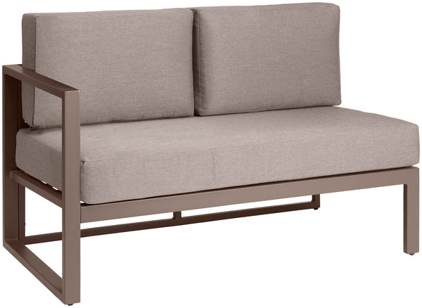 element boczny Sereno lewy; 127x69.5x64 cm (SxGxW); taupe