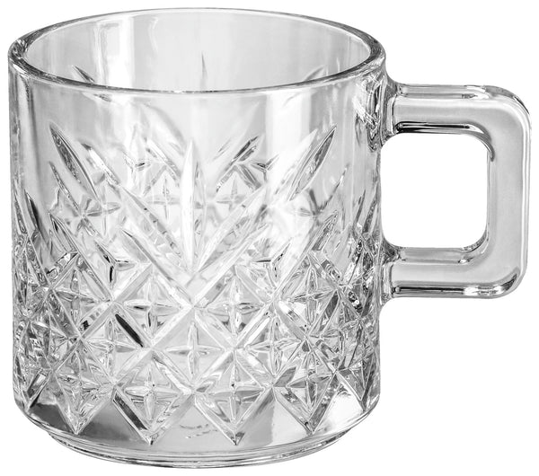 kubek Timeless; 195ml, 8x7.8 cm (ØxW); transparentny; 2 sztuka / opakowanie