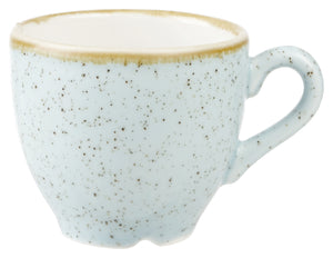 Espresso Tasse Stonecast Duck Egg; 100ml, 6.5x5.5 cm (ØxW); jasny niebieski/brązowy; okrągły; 12 sztuka / opakowanie