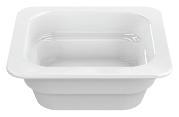 Joghurt-/Aufstrichtreppe Einsatz Buffet WMF Quadro; 17.5x16.2x6.5 cm (DxSxW); biały