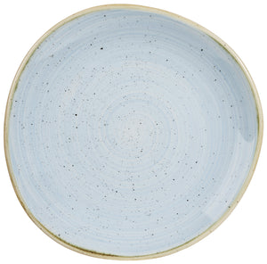talerz Stonecast Duck Egg organiczny; 21 cm (S); jasny niebieski/brązowy; organiczny; 12 sztuka / opakowanie