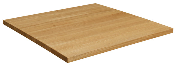 blat z drewna litego Kentucky lakierowany kwadratowy ; 60x60x3 cm (DxSxW); dąb/naturalny; kwadrat