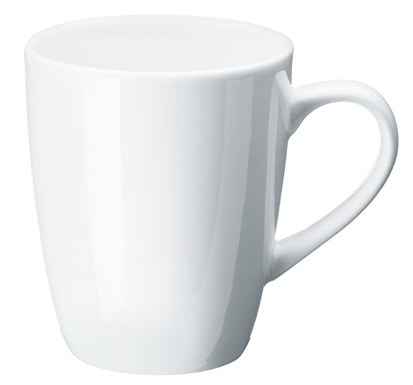 kubek porcelanowy  Clipo; 350ml, 8.8x10.5 cm (ØxW); biały; okrągły; 6 sztuka / opakowanie