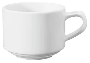filiżanka do kawy Base; 200ml, 8x6 cm (ØxW); biały; okrągły; 6 sztuka / opakowanie