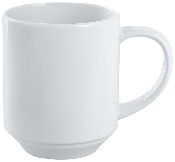 kubek Ronda; 300ml, 7.2x9.5 cm (ØxW); biały; okrągły; 6 sztuka / opakowanie