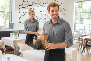 koszula męska Harper długi rękaw; Kleidergröße 39/40; czarny