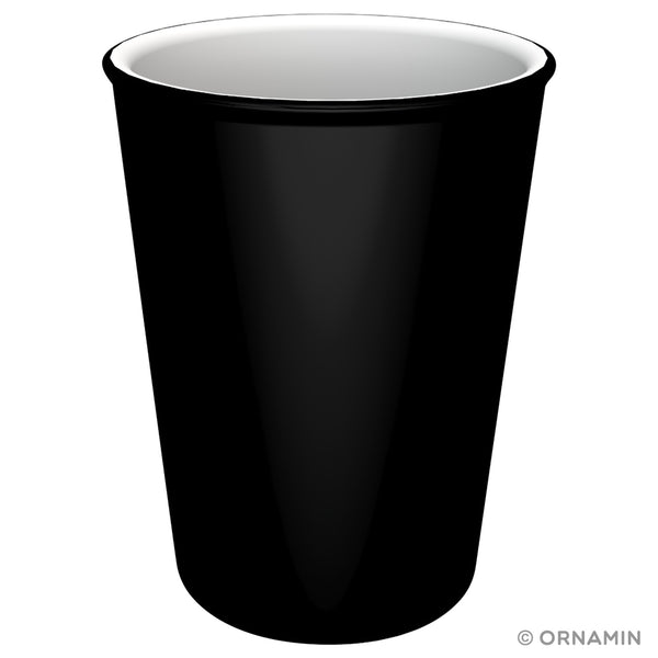 kubek termiczny do wielokrotnego użytku Hot Hugo; 300ml, 9x12 cm (ØxW); czarny; 10 sztuka / opakowanie
